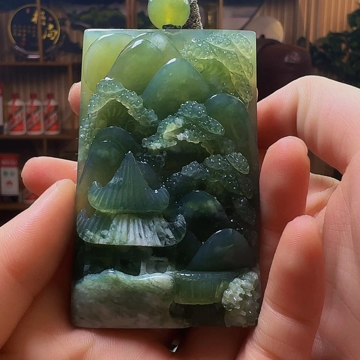 蛇纹石玉颈饰未镶嵌用****1