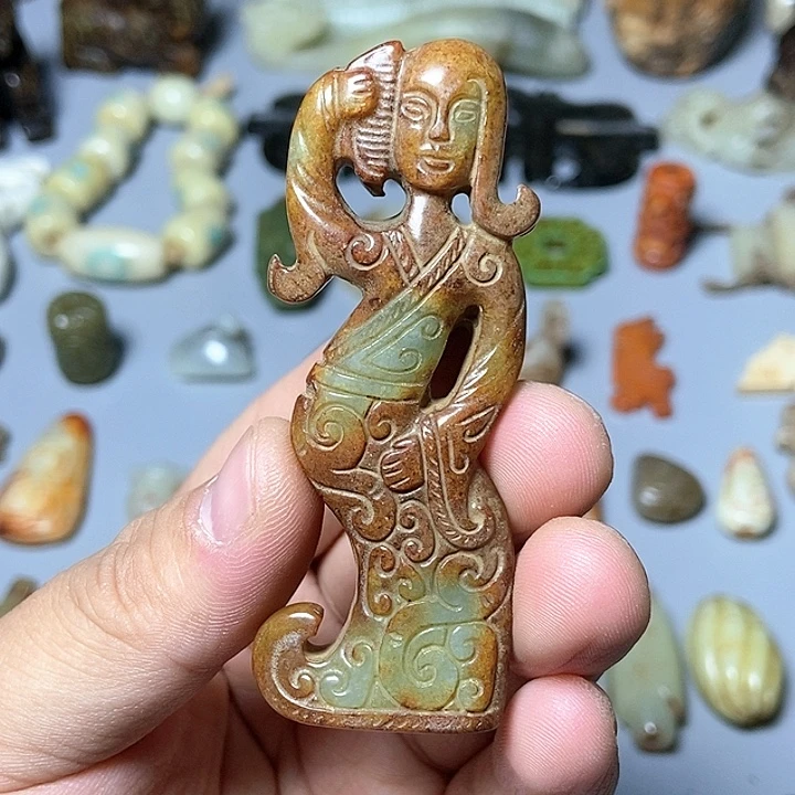 和田玉未镶嵌颈饰141