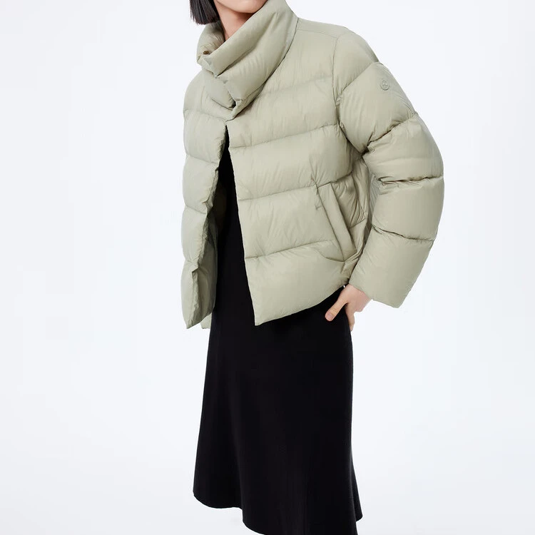 LILY 23冬女鹅绒通勤羽绒服外套轻薄短款小个子女123409DD944