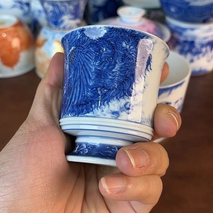 .***点瓷片景德镇全手工手绘陶瓷