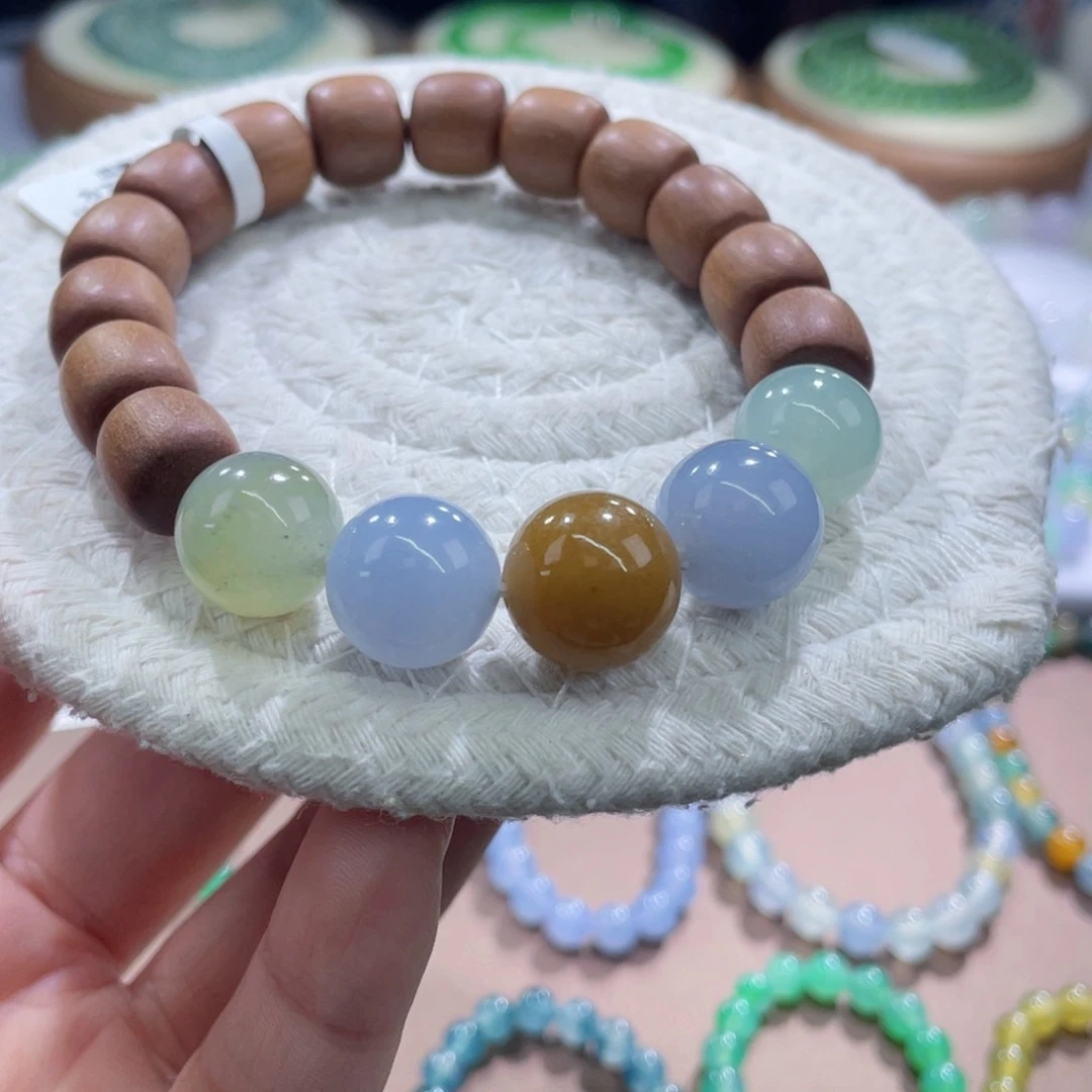 未镶嵌手链翡翠卡12_13