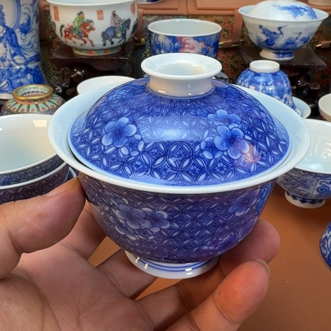 墨***风杯子景德镇全手工手绘陶瓷