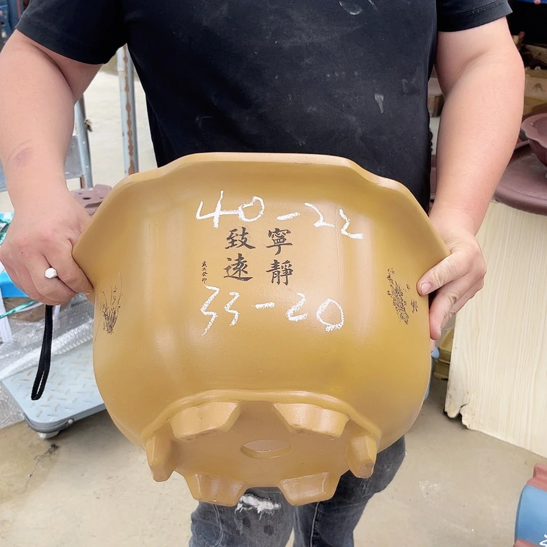 紫砂花盆紫砂等传统