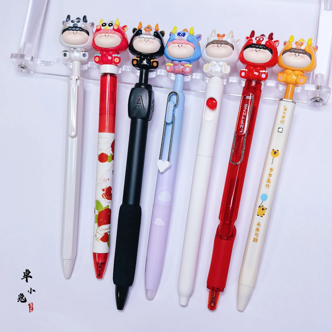 手作正版阿玛莉莉丝小龙萌粒中性笔手帐笔