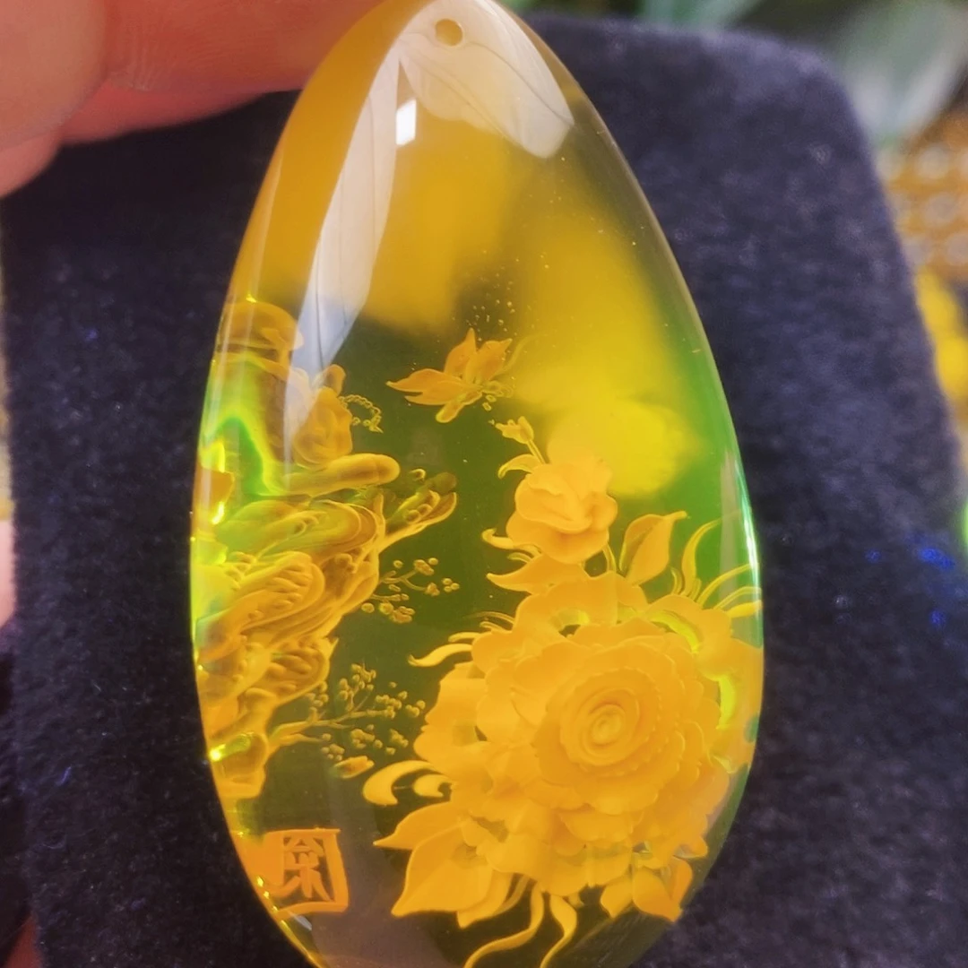 【闪购商品】金珀吊坠(不含链)未镶嵌
