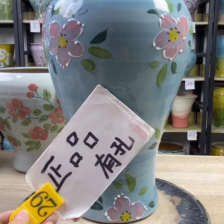 景德镇高温陶瓷花盆