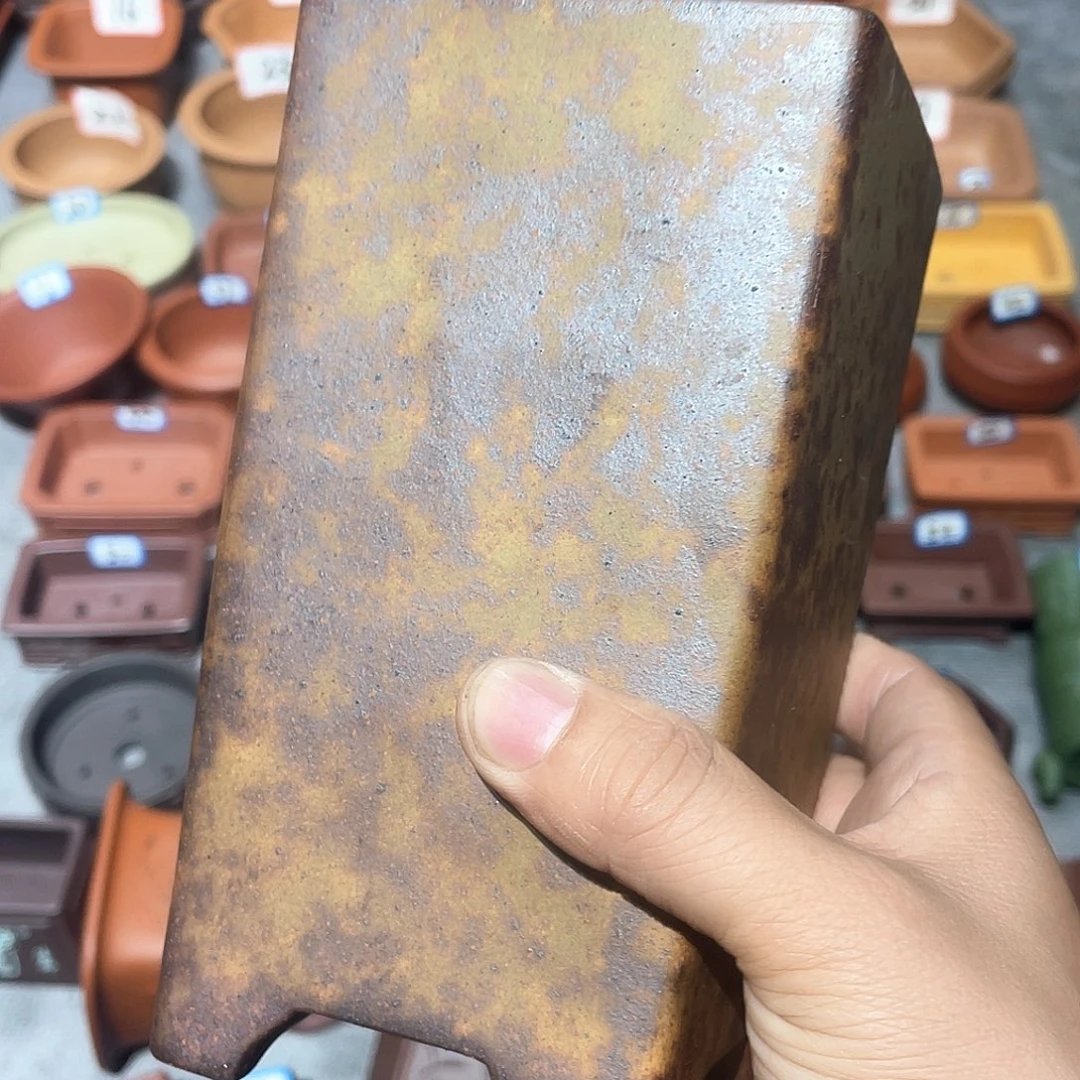 紫砂小盆微瑕7.8*14.5