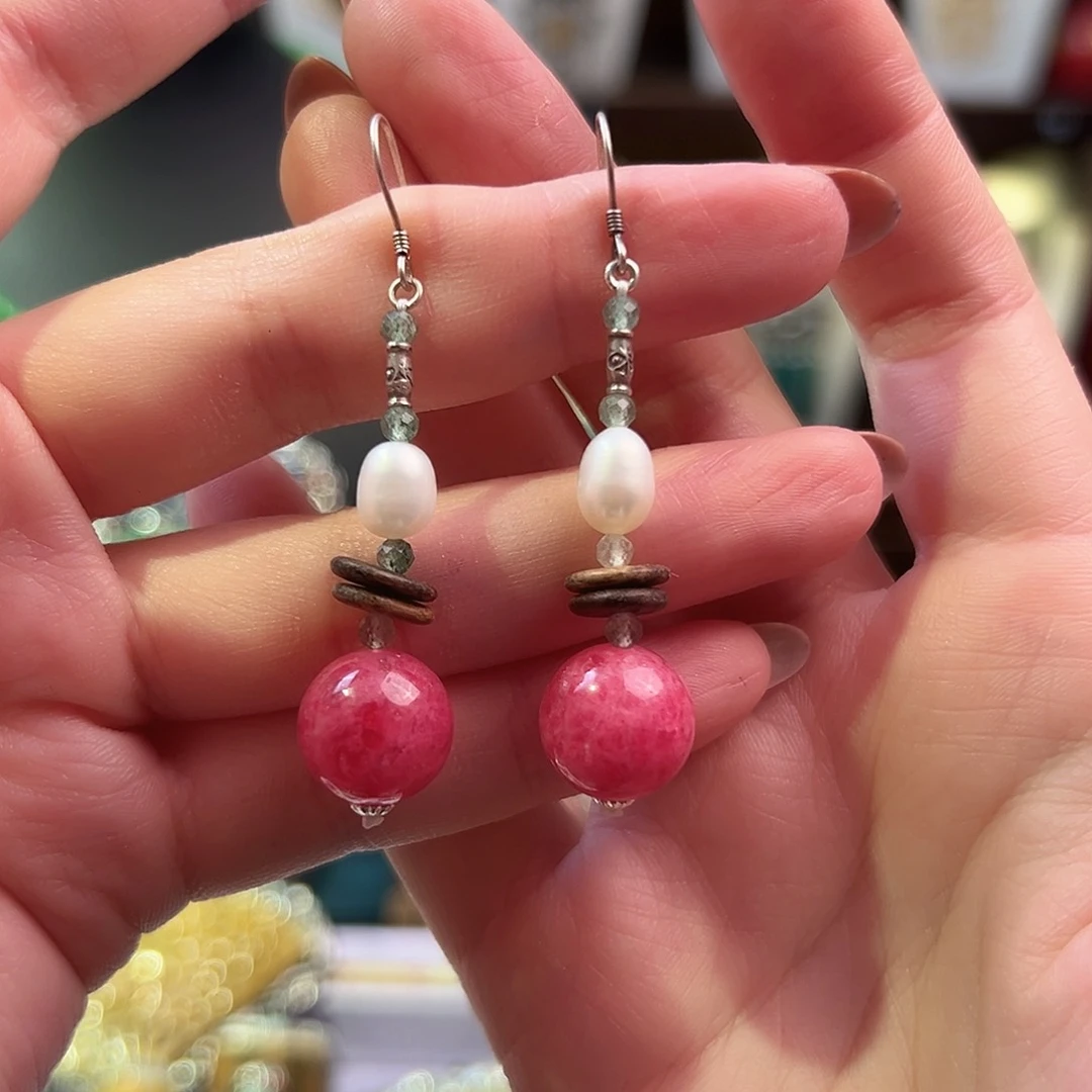 玛瑙/玉髓戒指银S925镶嵌，