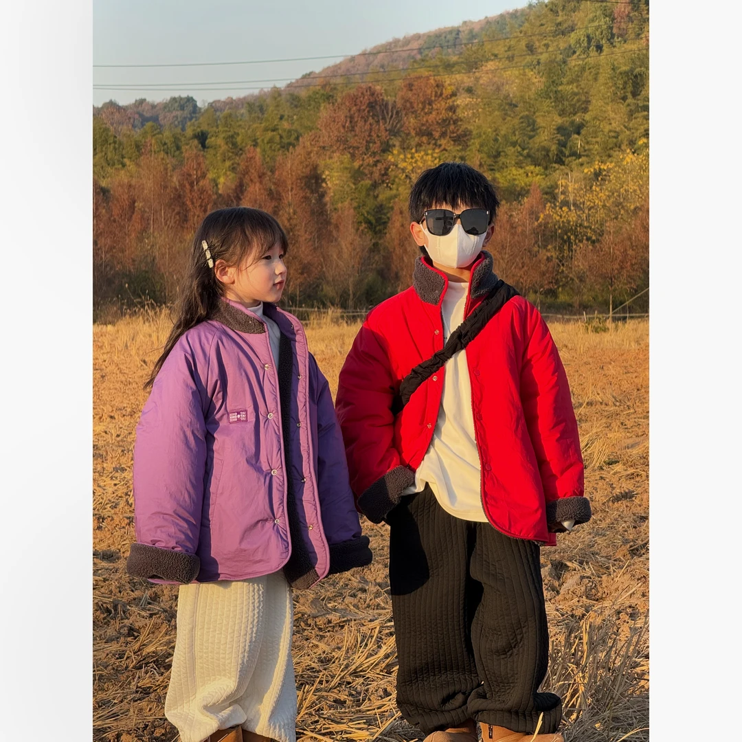 现货THE LUHAN 【田野】加厚保暖男童女童冬季毛毛衣24700