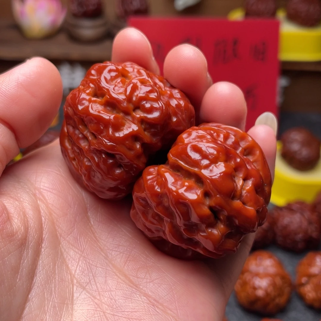 文玩核桃吊坠文玩核桃 手把件 蛤蟆头 40