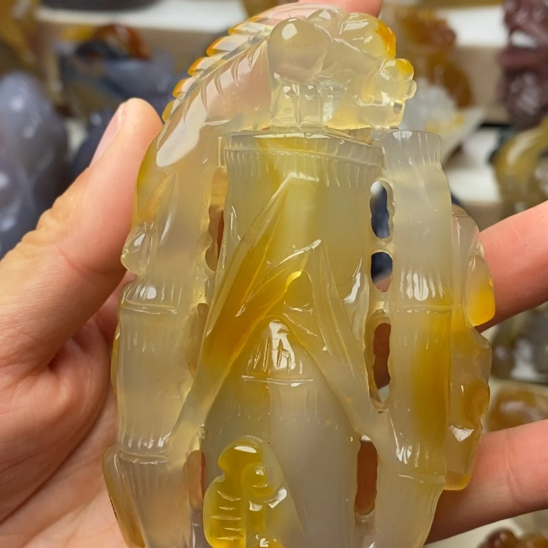 玛瑙/玉髓未镶嵌把件