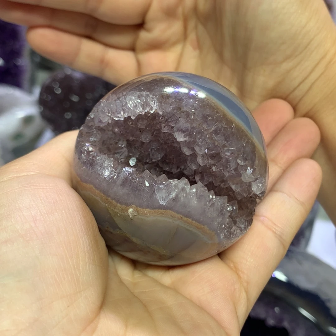 紫晶摆件未镶嵌水晶