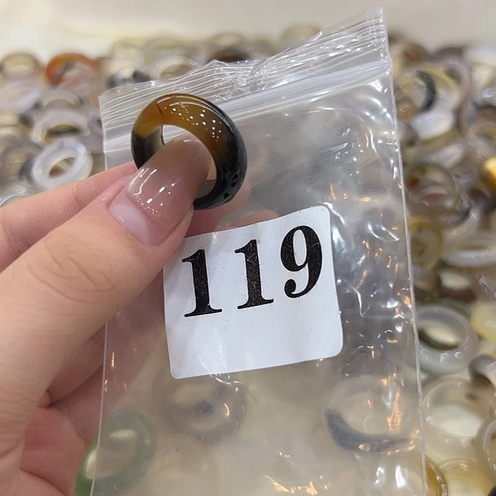 合金戒指玛瑙/玉髓119港12