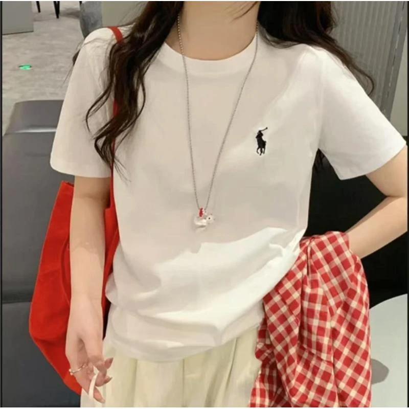 BQ【宠粉福利】LY上新女款时尚休闲百搭夏季潮流春夏t恤圆领印花