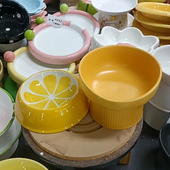 跑单拉黑！No退No换！瑕疵款式-橙子+橘色水碗