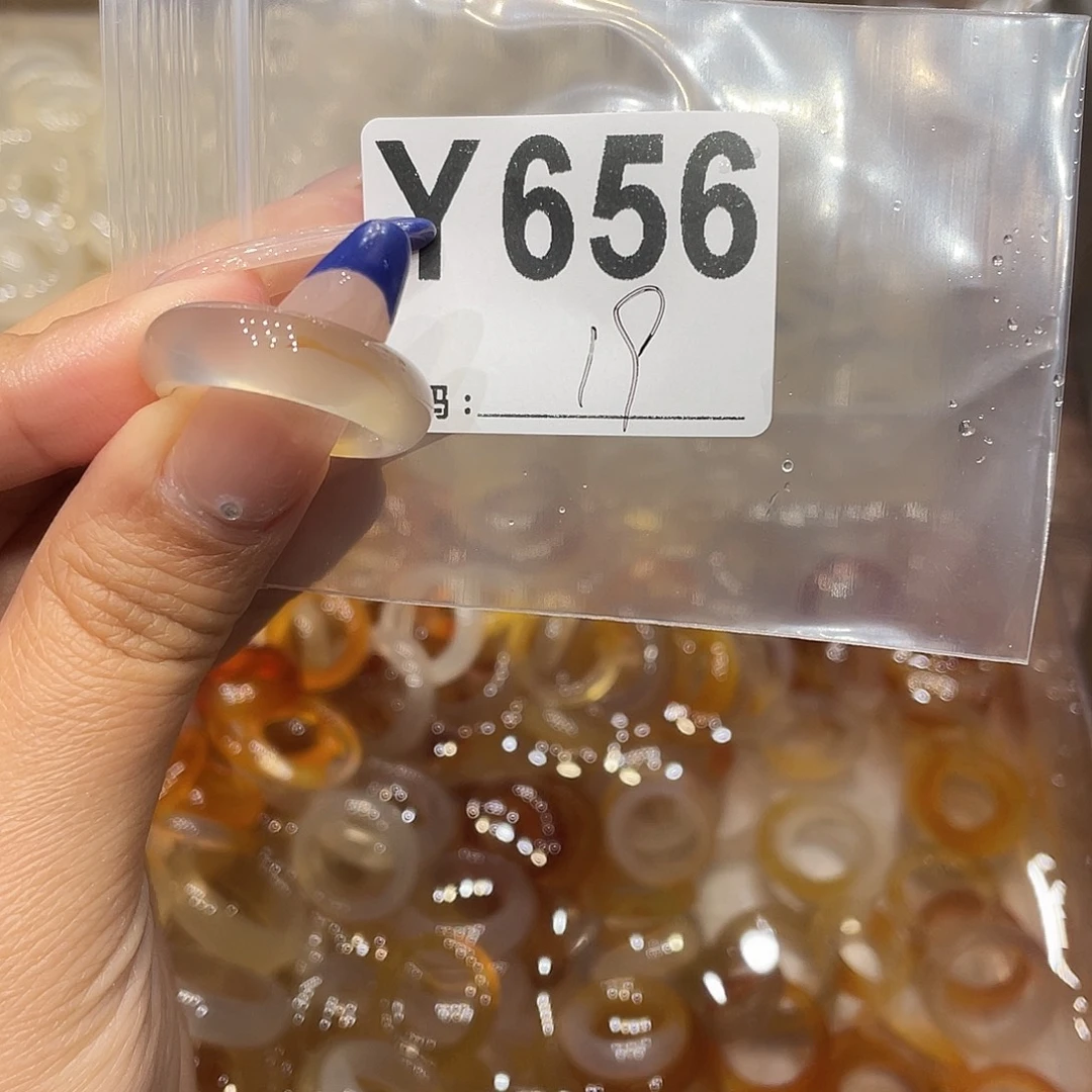 玛瑙/玉髓未镶嵌戒指656