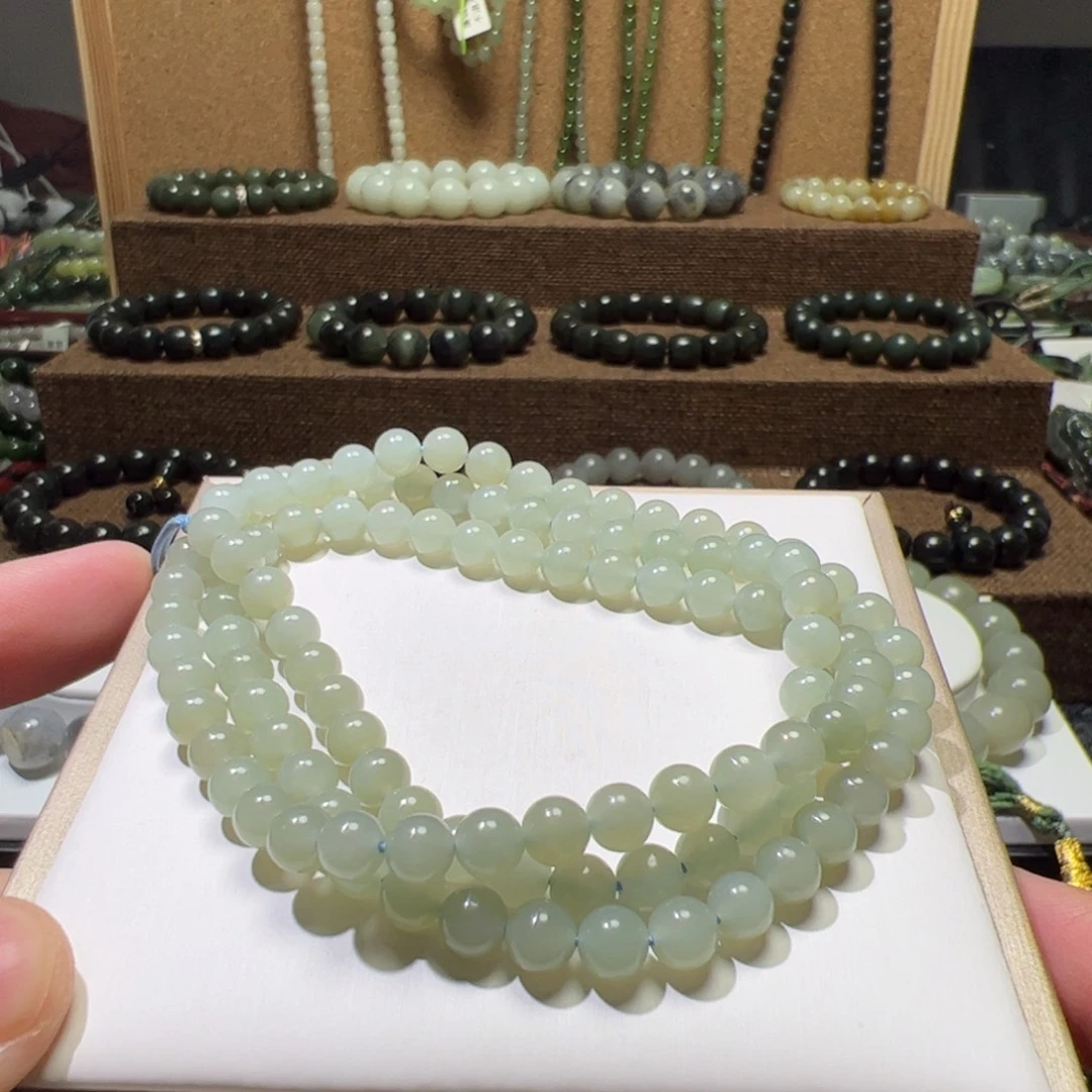 和田玉未镶嵌手链