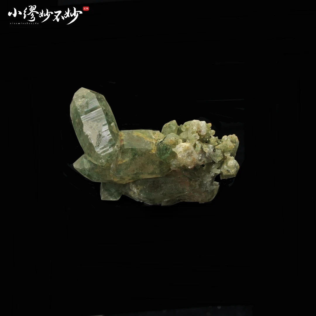 【缪老师严选】SJ2274 印度喜马拉雅绿幽灵晶簇摆件