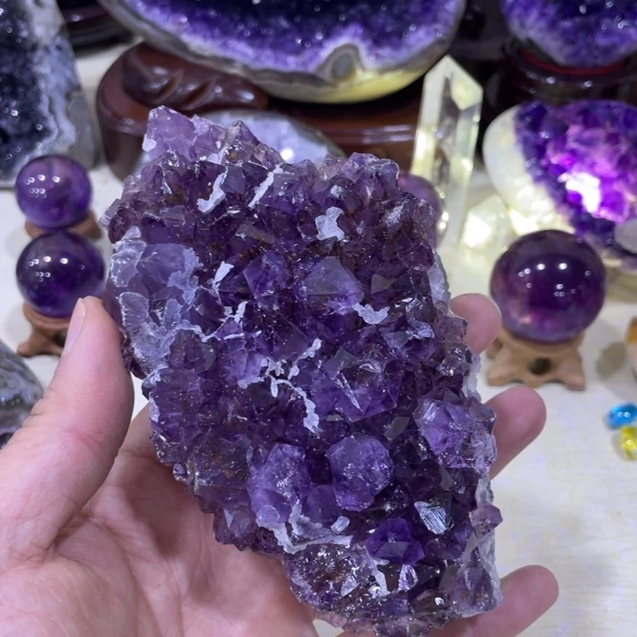 紫晶钛晶花未镶嵌