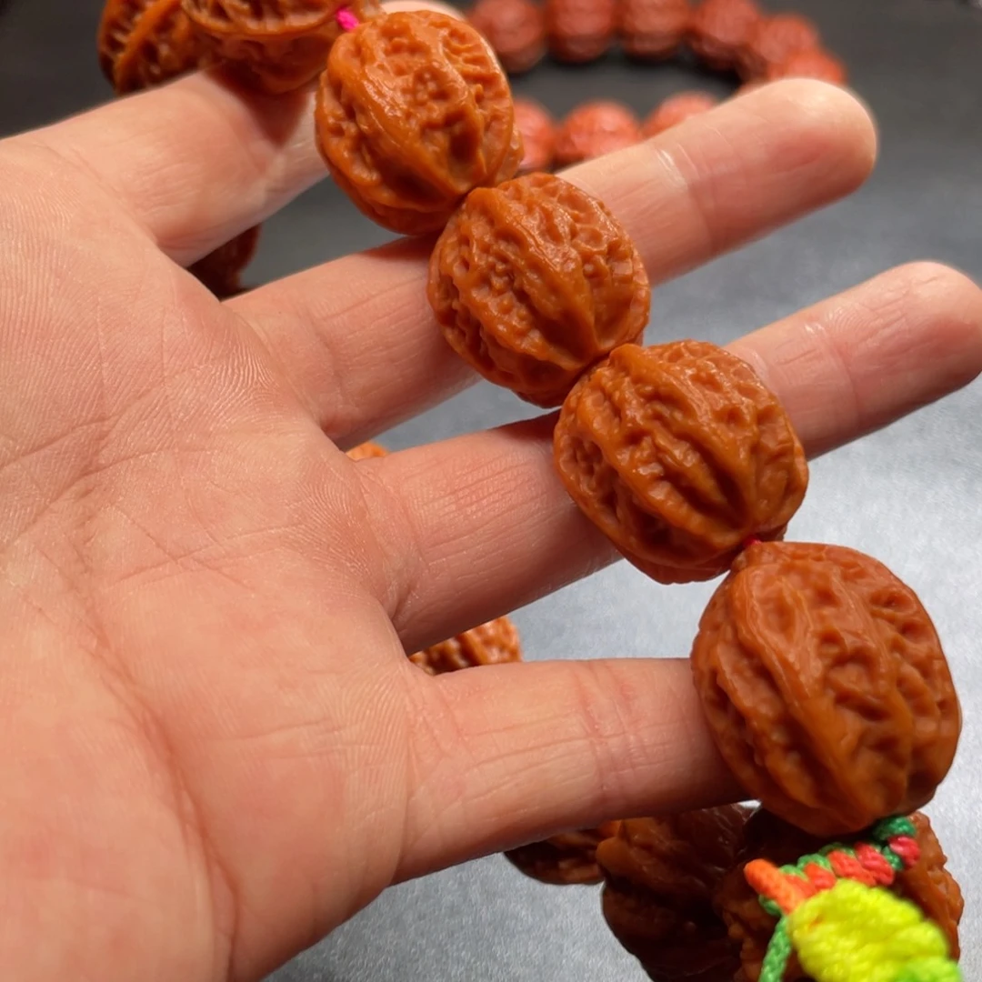 文玩核桃手串野生核桃