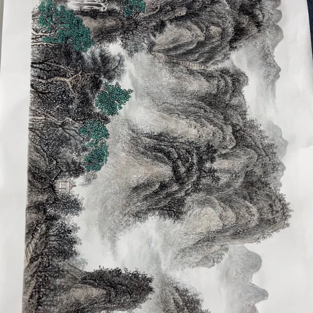 国画绘画手绘作品