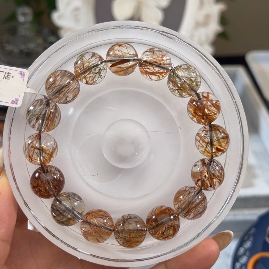 手链水晶未镶嵌黑金超七13m