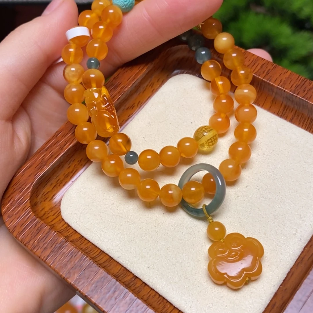 【闪购商品】手链蜜蜡未镶嵌手串