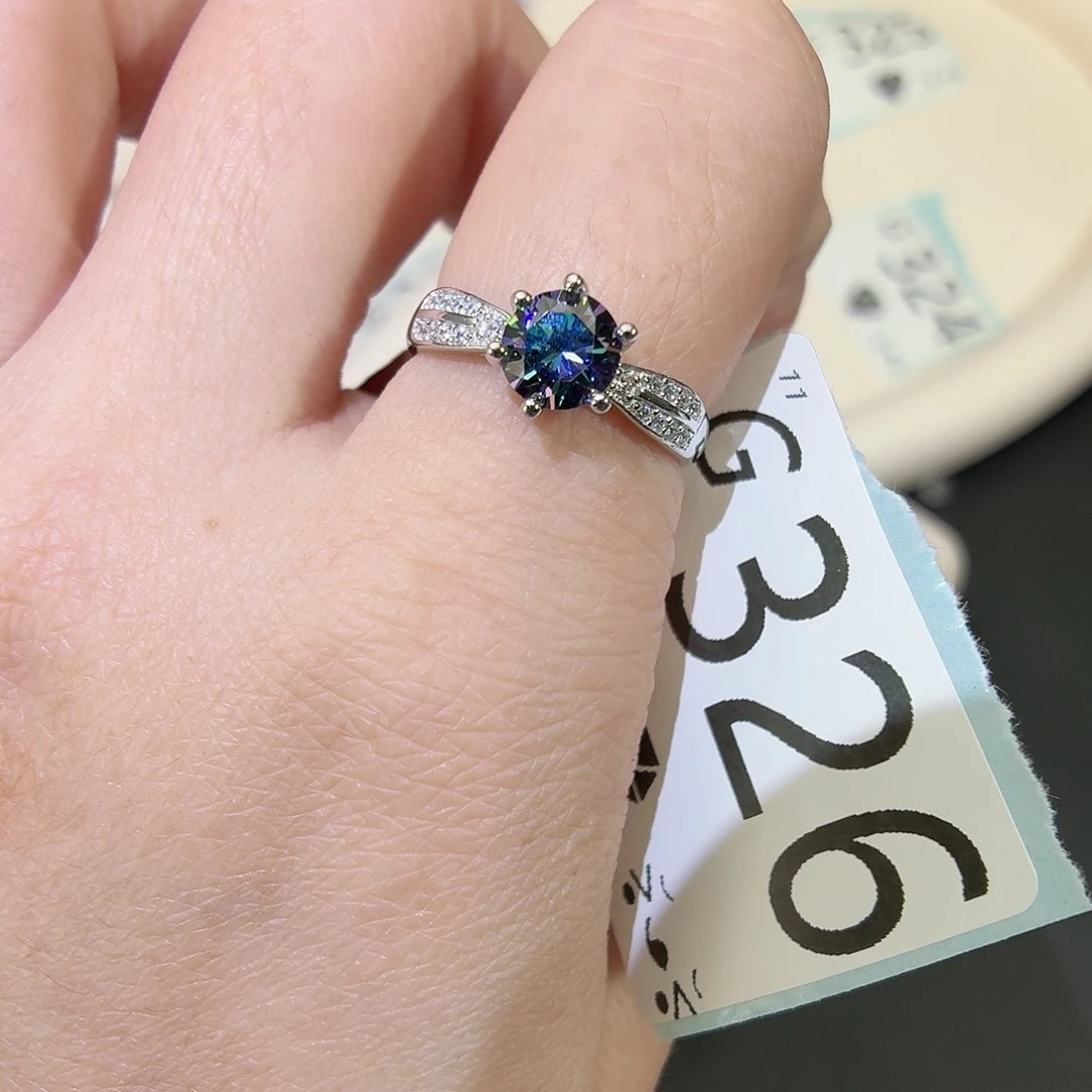 925银合成碳硅石g326