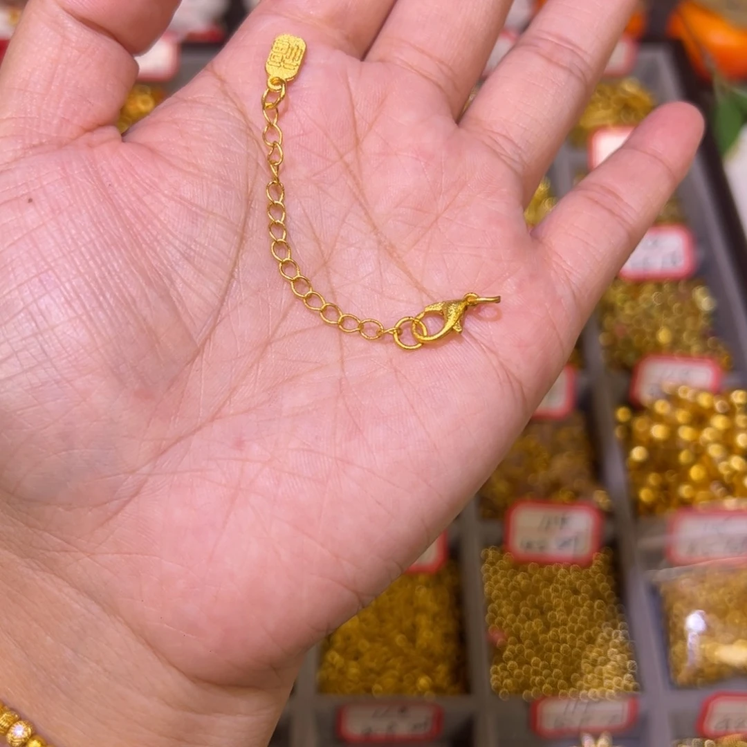 合金龙虾扣福牌延长链一套