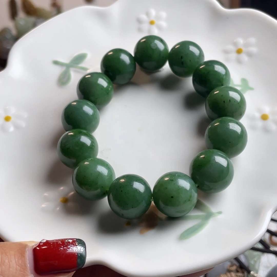 和田玉未镶嵌手链卡16