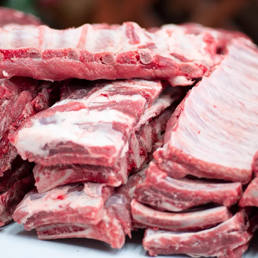 散养跑山猪黑土猪肉新鲜肋排黑猪排骨寸排红烧煲汤冷链顺丰