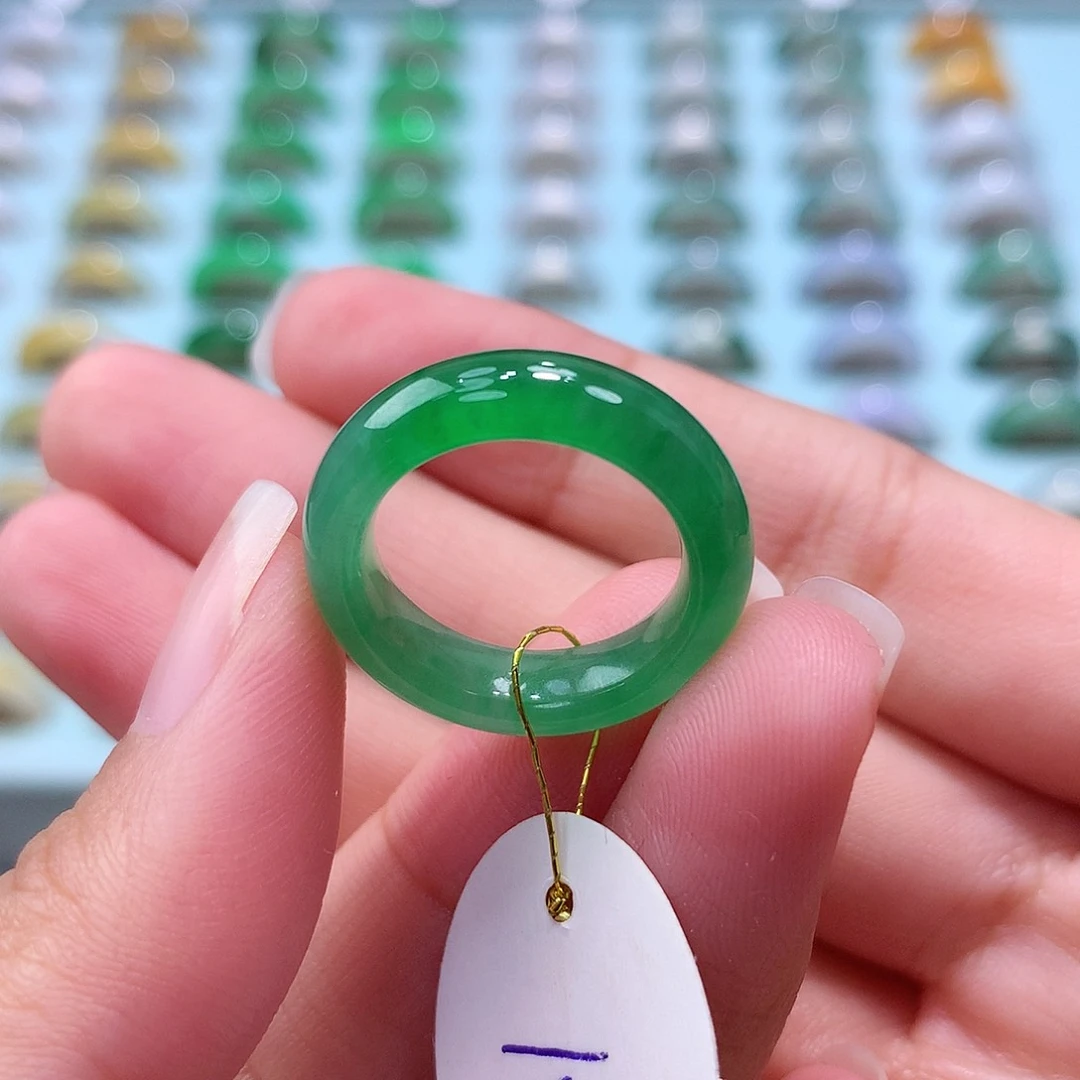 未镶嵌戒指翡翠10圈