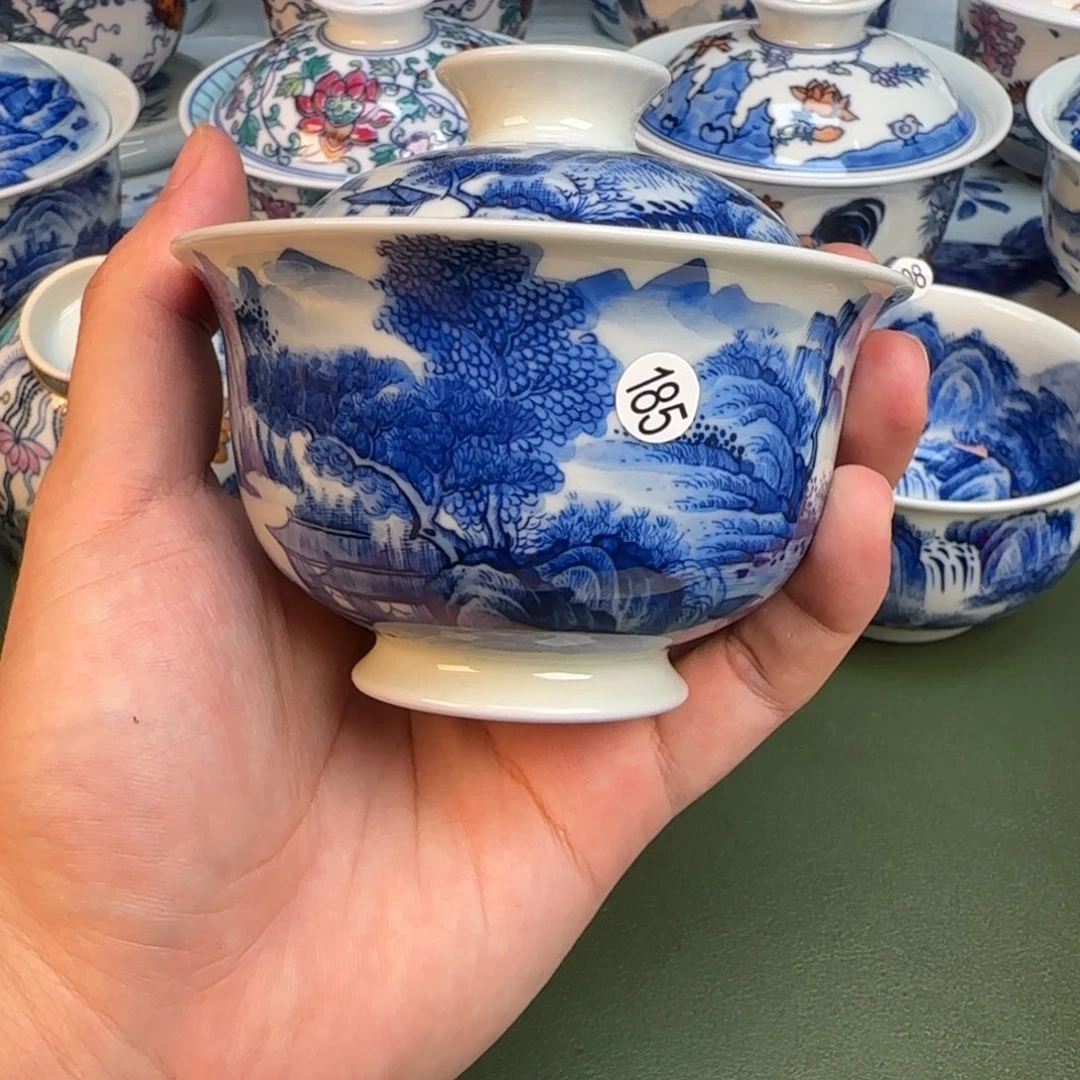 彦祖纯手工手绘茶具185