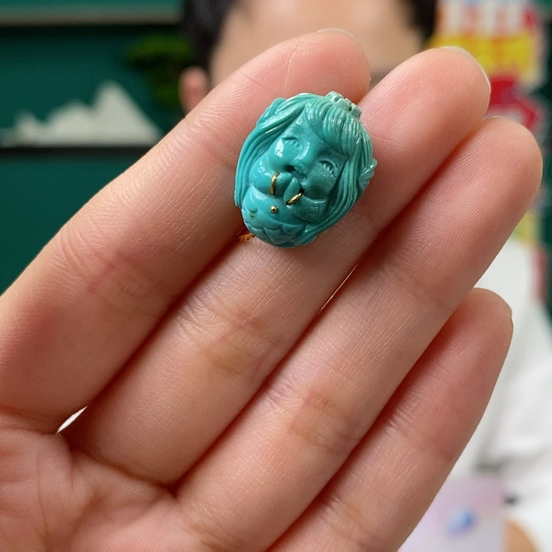 绿松石未镶嵌珠宝奇石