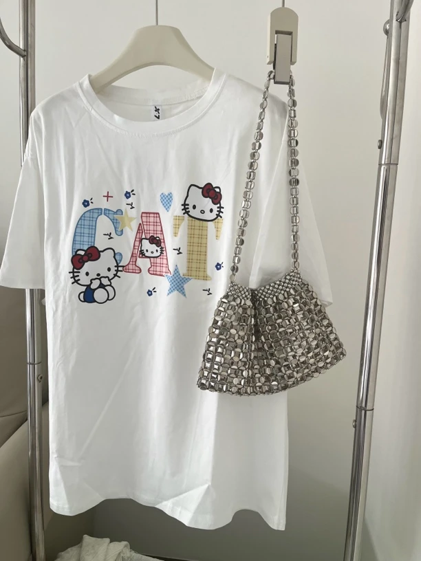 夏季宽松印花T恤