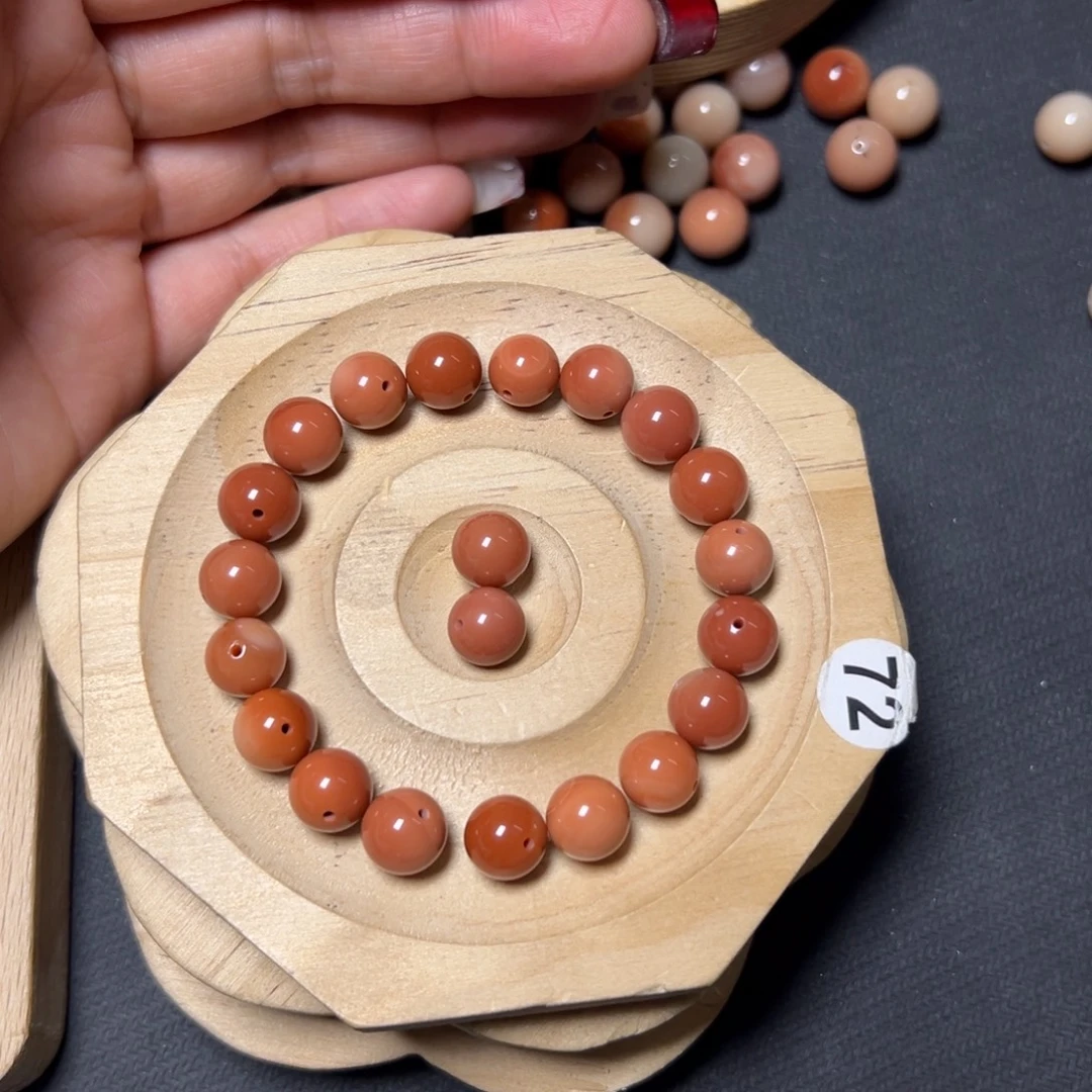 没***柚石英质玉未镶嵌手链144