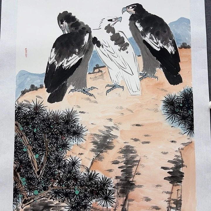 国画书画作品多次