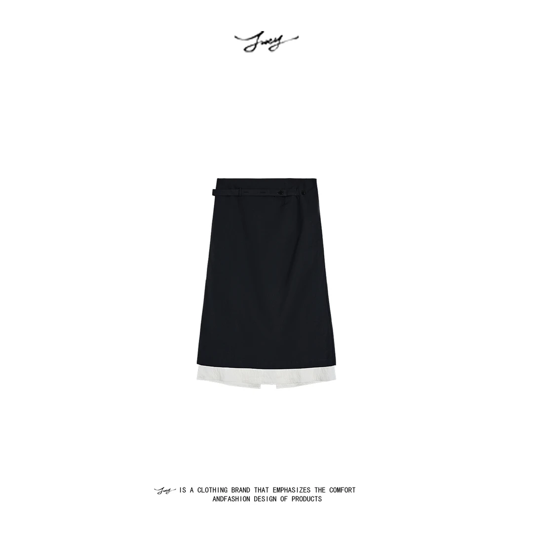 【深圳南油高货】夏季新款气质半裙2054