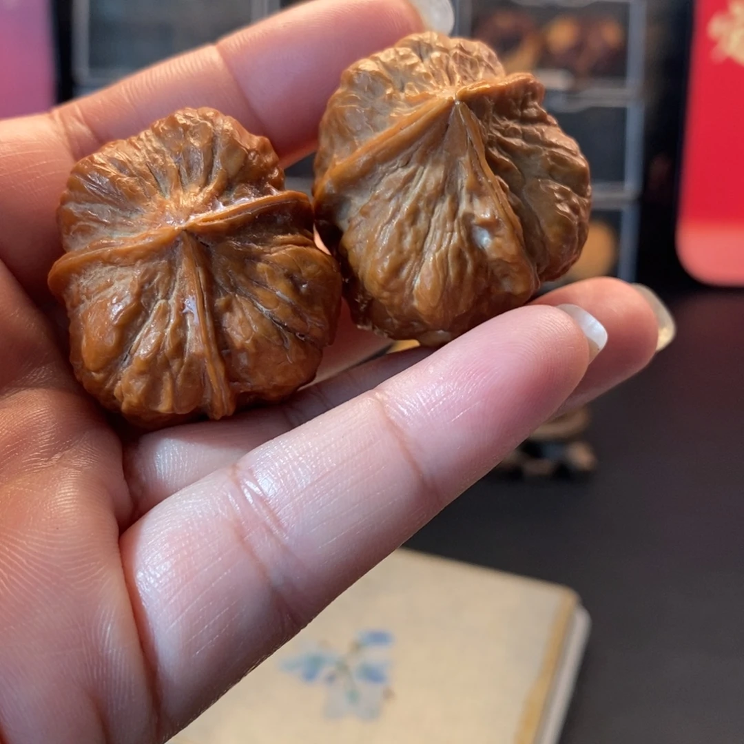 把件文玩核桃三棱9号