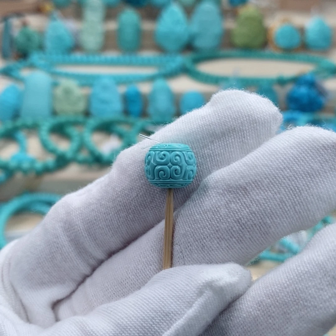 绿松石珠宝奇石未镶嵌