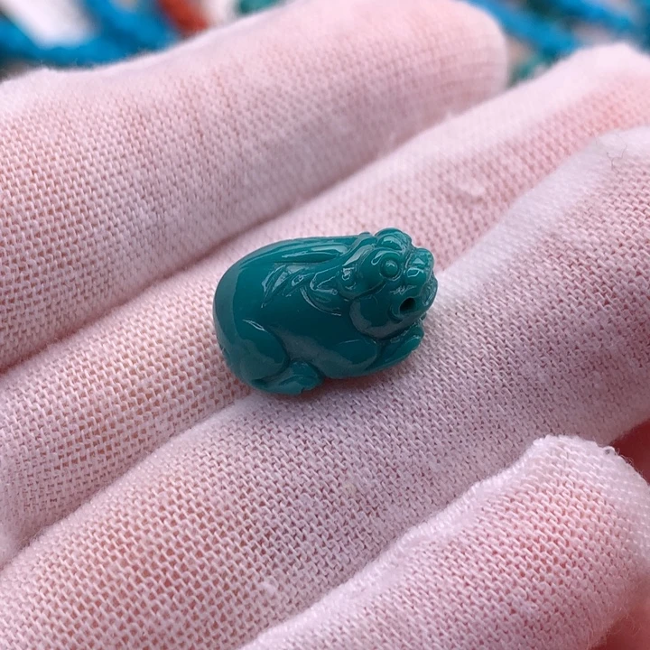 绿松石未镶嵌湖北天然原矿绿松石12