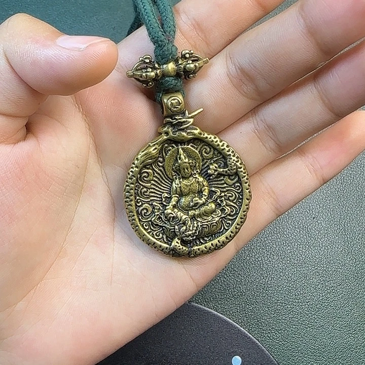 悦***号铜铁合金类藏传工艺品九宫八卦