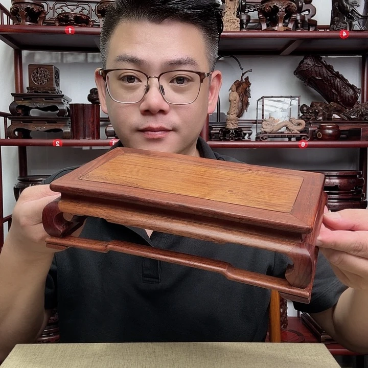 红酸枝工艺品底座