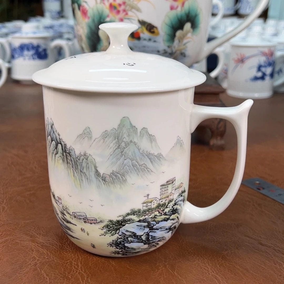 寂***茄微瑕景德镇陶瓷高温陶瓷