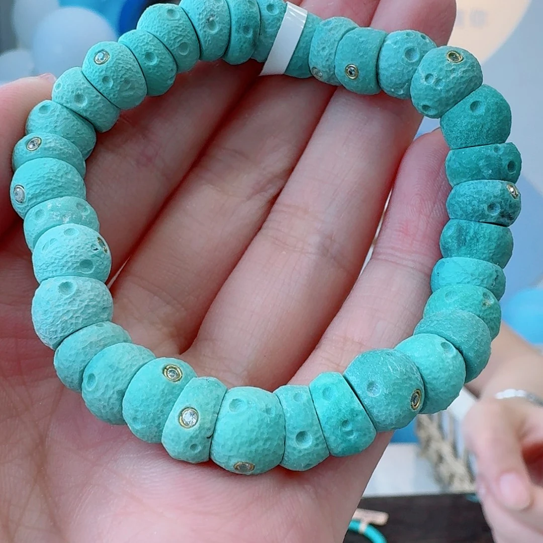 未镶嵌绿松石珠宝奇石