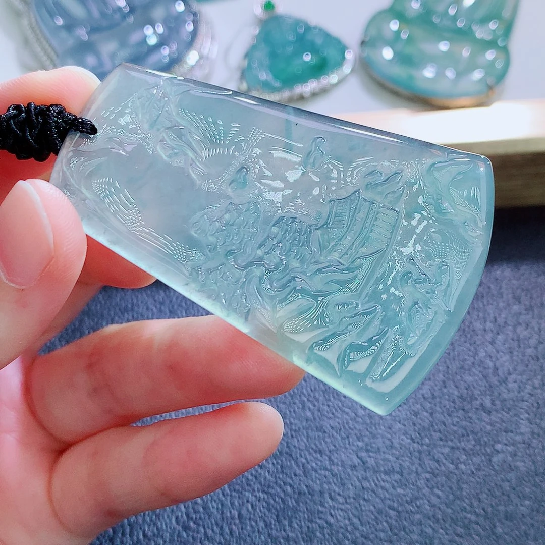颈饰未镶嵌翡翠翡翠