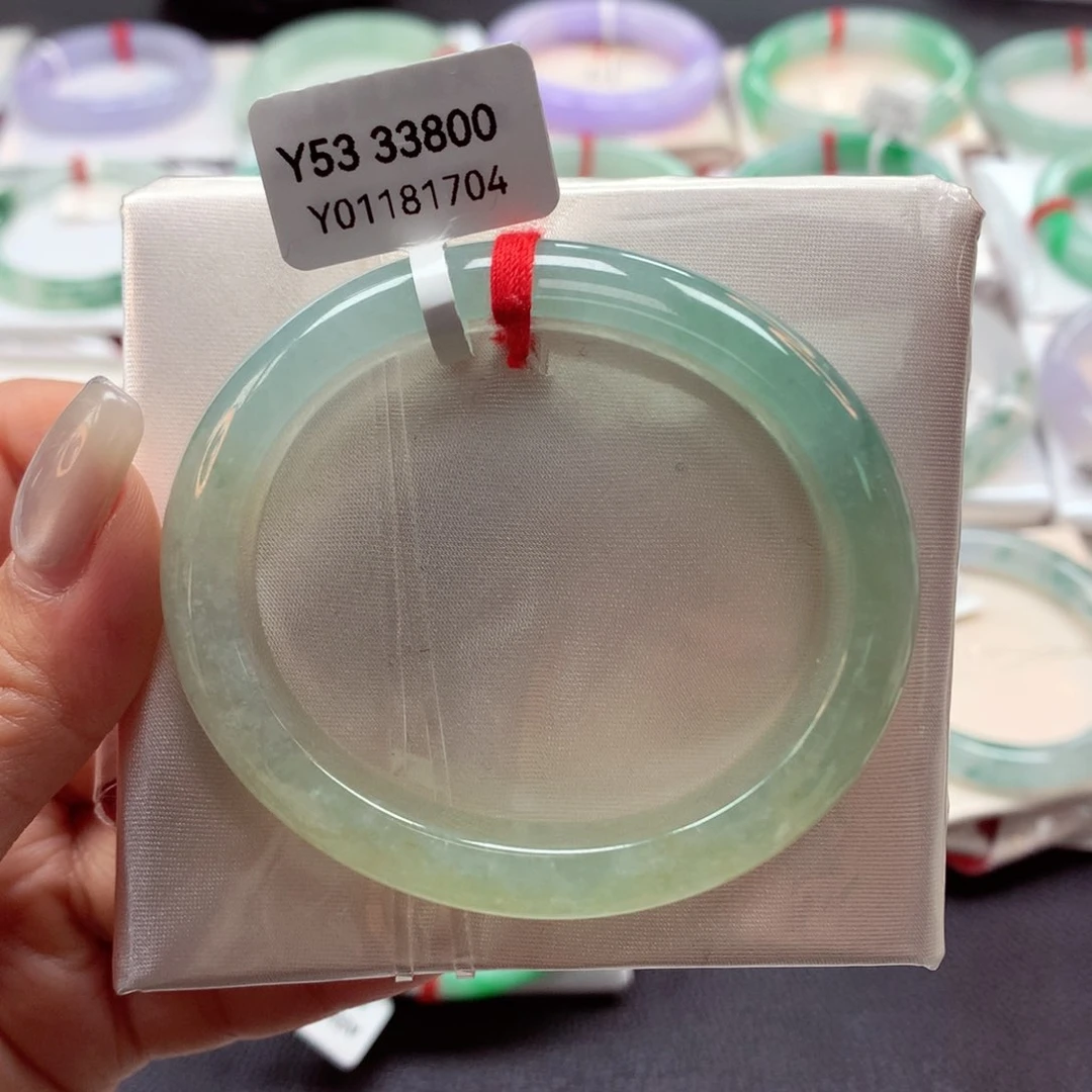 翡翠手镯未镶嵌53贵妃48号89