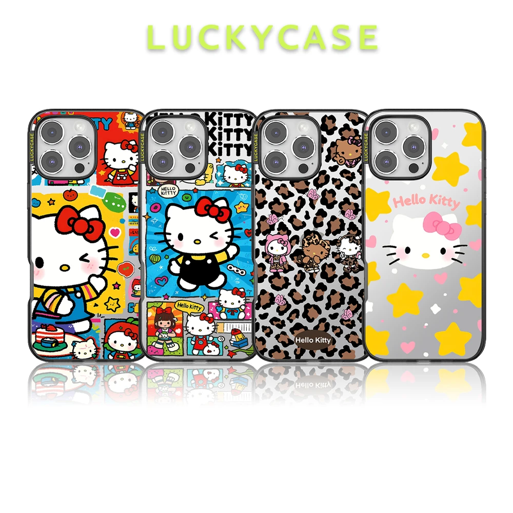 【LUCKYCASE×kitty】苹果14Promax手机壳iPhone15 16女款网红