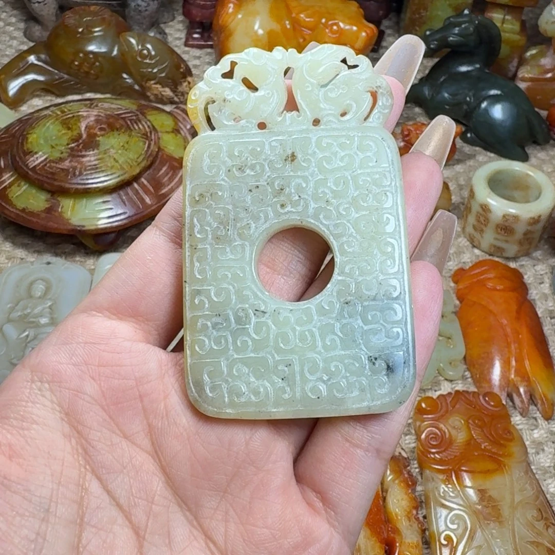 吊坠白玉菩提挂件