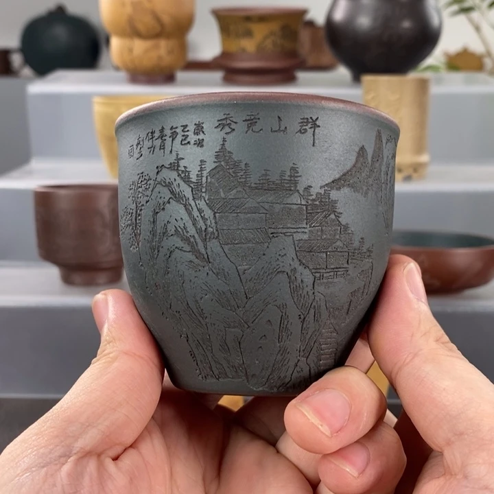 宜兴紫砂手工主人杯